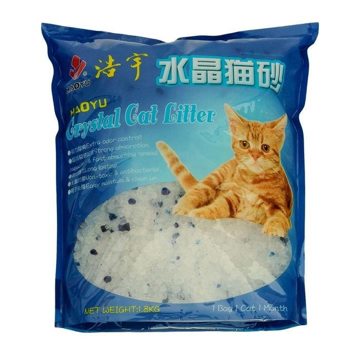 Haoyu "Crystal Cat Litter" силикагель zoocity.kz